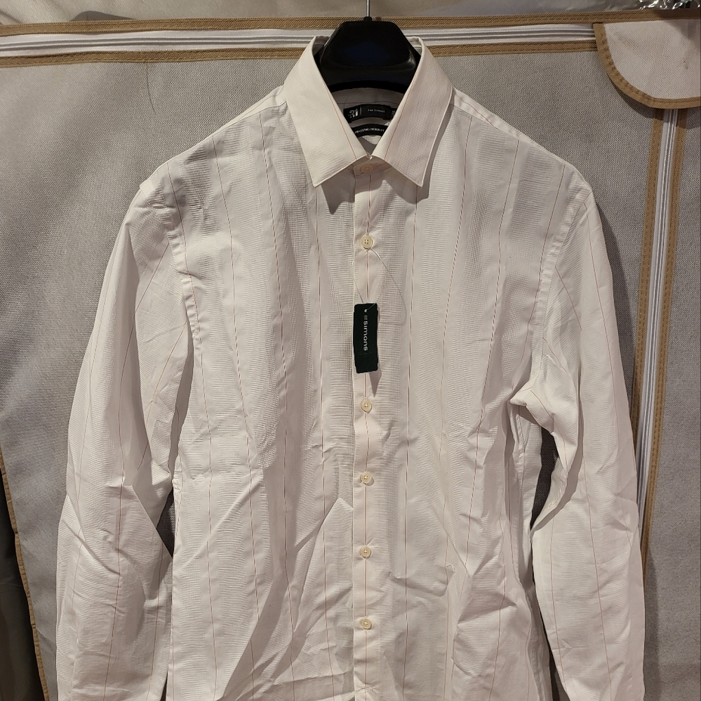 SIMONS Le31 Striped Dress Shirt